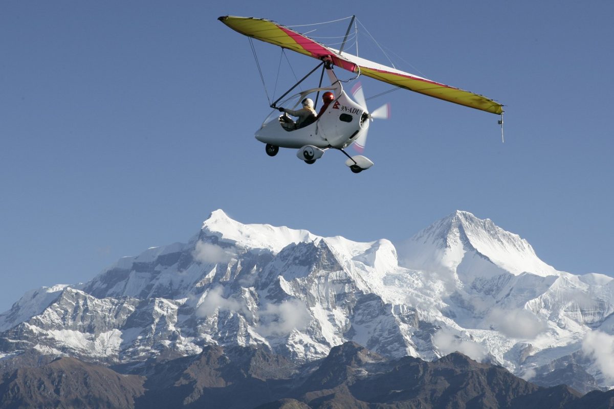 Annapurna ultra-light mountain flight 3